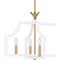 Quoizel Dusty Lane Linear Chandelier 6 Lights White. DSL638W - alternate 6